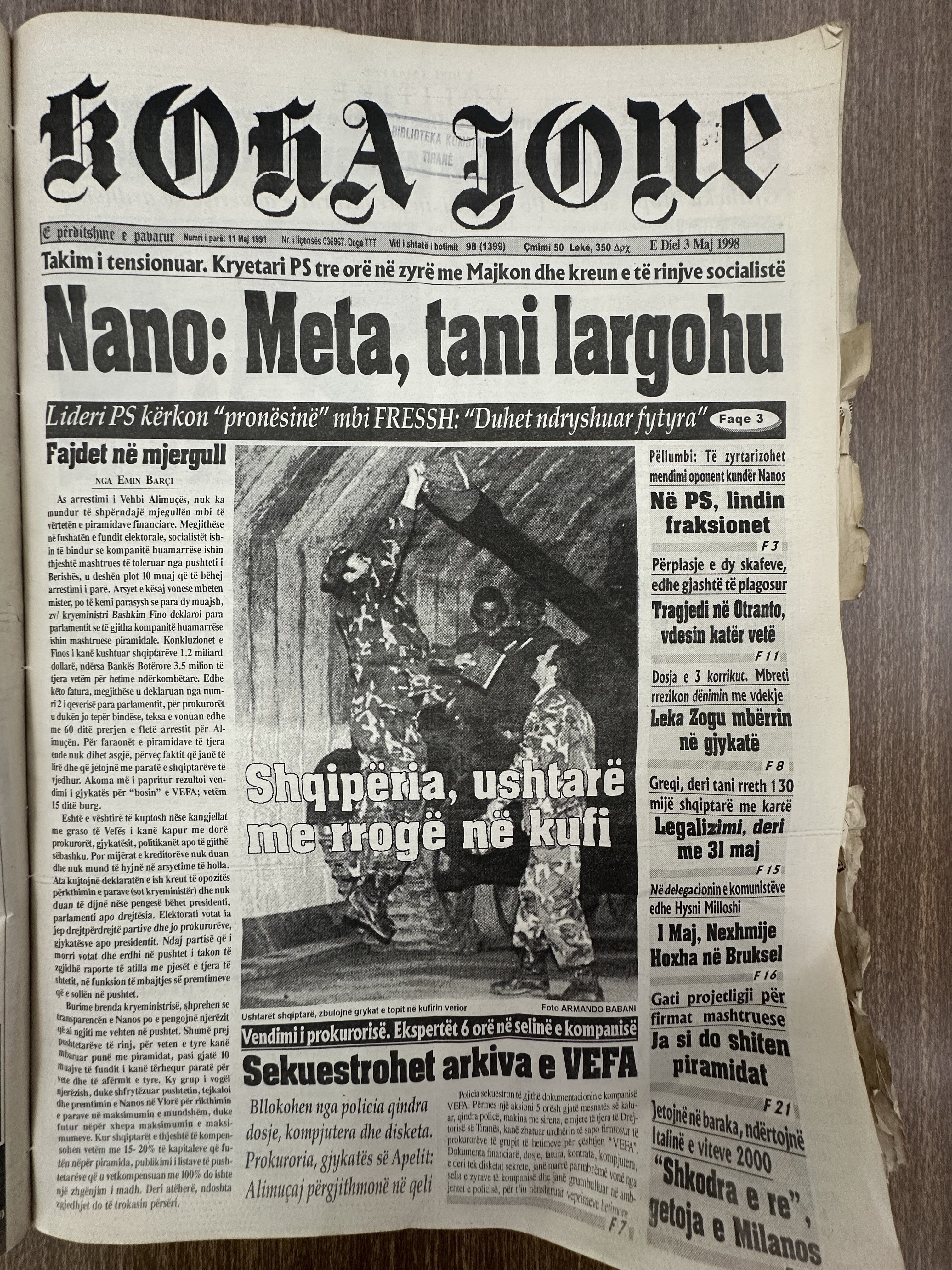 Koha Jonë 1998-05-03